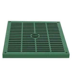 40x40x40 mm Termoplastik Yeraltı Buat İçin Düz Yeşil kapak