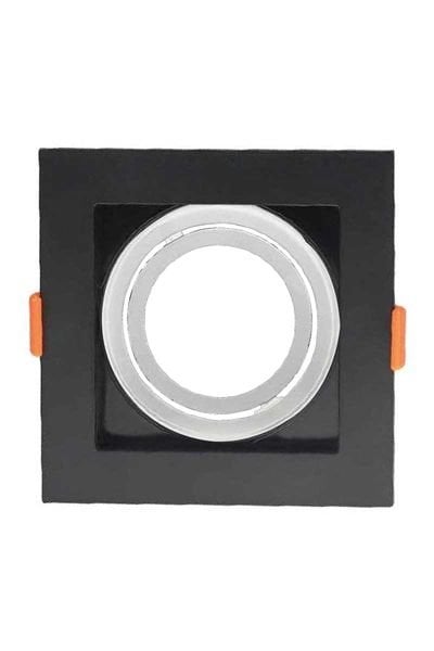 Ack AH03-05008 IP20 Siyah Kasa Sıva Altı Led Spot Kasası