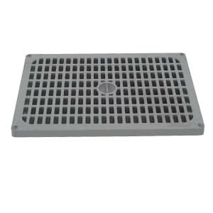 36x26x32 mm Termoplastik Yeraltı Buat İçin Izgaralı Gri kapak