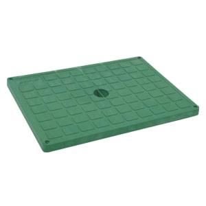 36x26x32 mm Termoplastik Yeraltı Buat İçin Düz Yeşil kapak