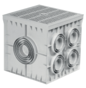 48x48x45 mm Termoplastik Yeraltı Buat, Kapaksız 10 Çık. Kapaksız