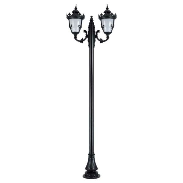 Alüminyum Taçlı Model Park Bahçe Aydınlatma Direği 85x280cm