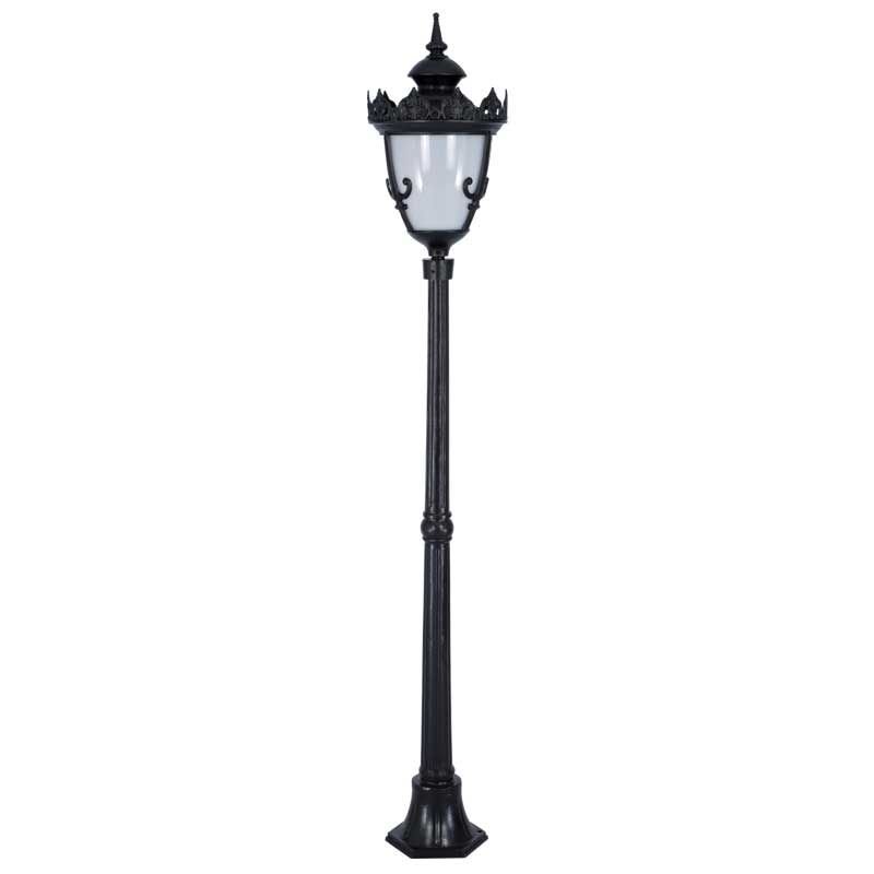 Alüminyum Taçlı Model Park Bahçe Aydınlatma Direği 32x190cm