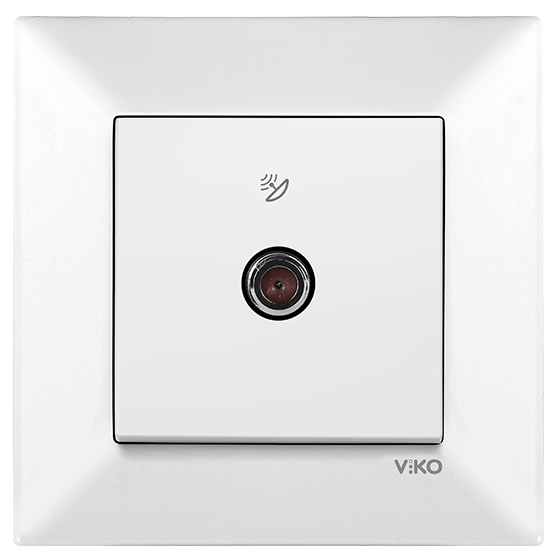 Viko Meridian Uydu Prizi F Konnektörlü Geçişli 10dB Çerçeveli