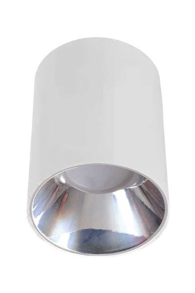 ACK AH03-08650 Platin Beyaz Kasa Yuvarlak Sıva Üstü Dekoratif Tavan Armatürü
