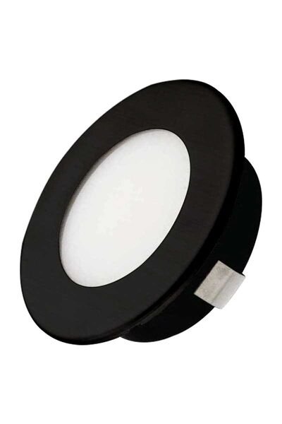ACK AH07-01230 6500K Beyaz 2.5W Siyah Kasa Sıva Altı Led Spot Lamba