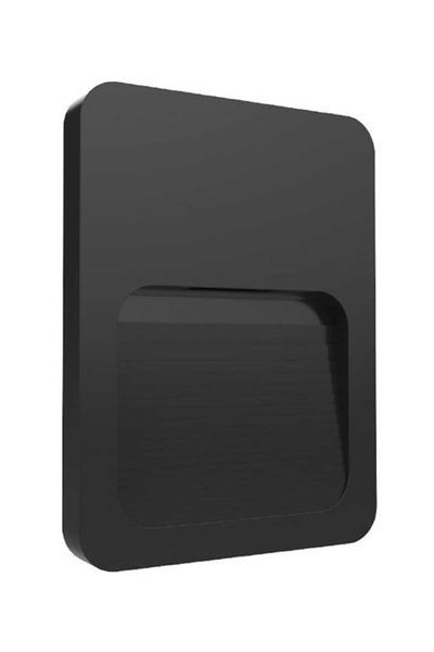 ACK AH07-01401 Avva 3000K Günışığı 2W Siyah Kasa Led Duvar Armatürü