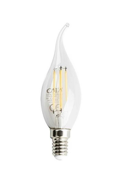 Cata CT-4062 4W E14 3200K Günışığı Flament Ledli Kıvrık Buji Ampul
