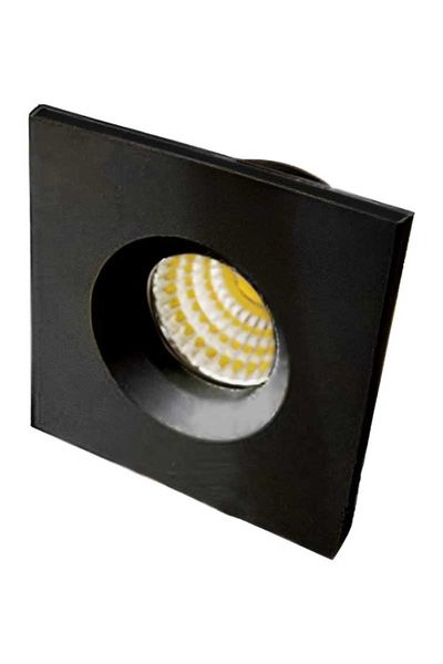 ACK AH07-01751 Yeşil 3W Siyah Kasa Sıva Altı Led Spot Lamba