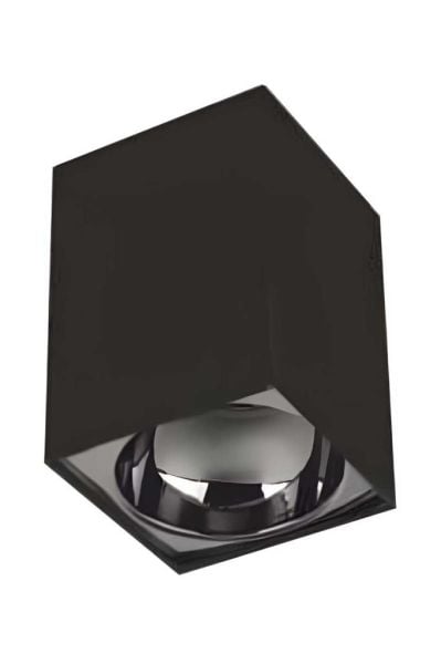 Cata CT-5420 Gu10 Siyah-Platin Bergama Sıva Üstü Spot Kasası