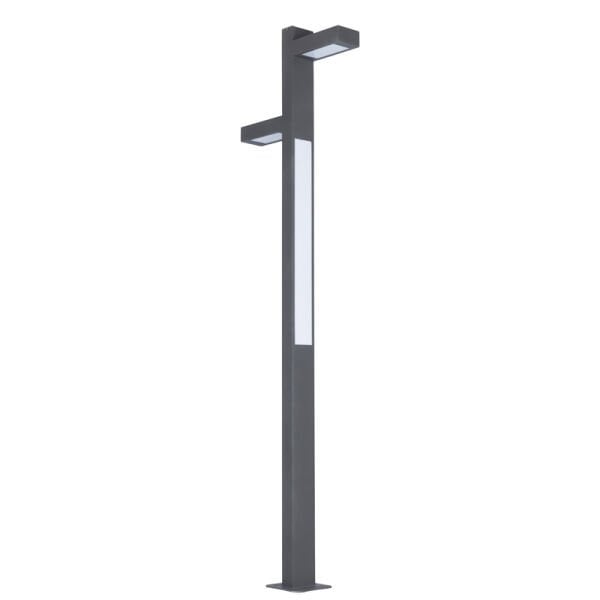 30w/20w+24w Smd Led IP67 Park Bahçe Aydınlatma Direği 15x300cm