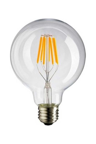 Cata CT-4354 6W E27 G95 3200K Günışığı Glop Uzun Flament Led Rustik Ampul