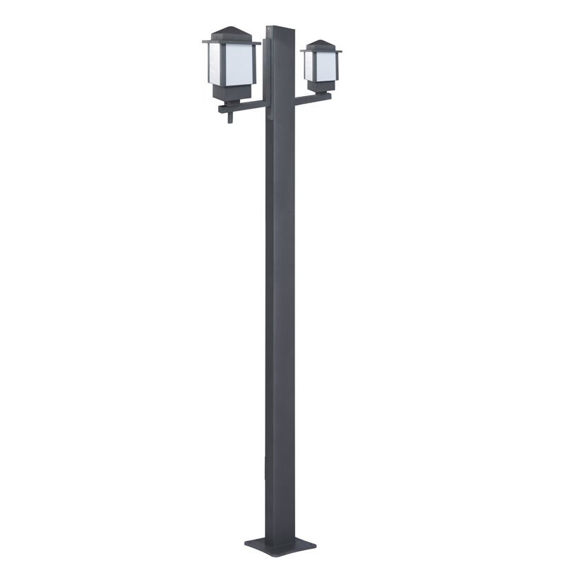 Pleksi Camlı E27 Duylu Park Bahçe Aydınlatma Direği 80x300cm