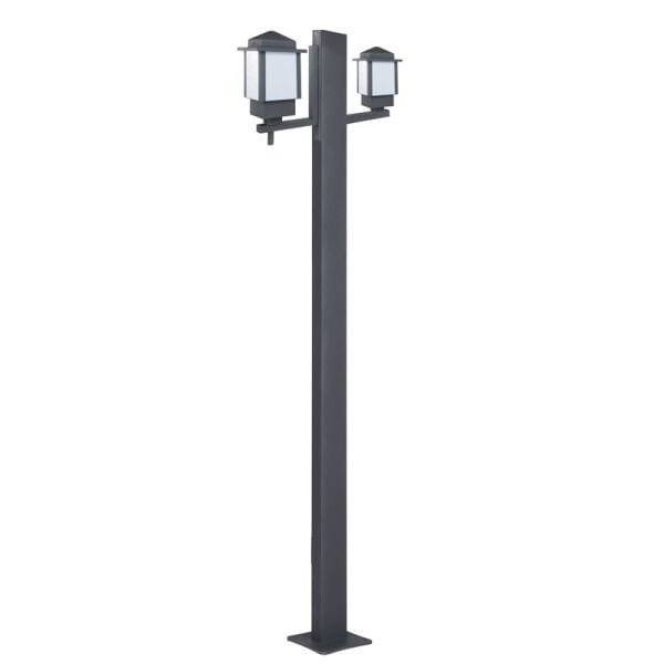 Pleksi Camlı E27 Duylu Park Bahçe Aydınlatma Direği 80x300cm