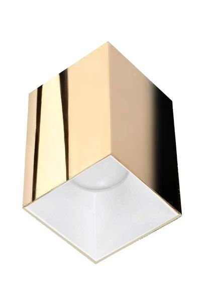 ACK AH12-07506 Beyaz Reflektör Kare Gold Sıva Üstü Dekoratif Tavan Armatürü