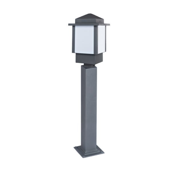 Pleksi Camlı E27 Duylu Park Bahçe Aydınlatma Direği 30x125cm