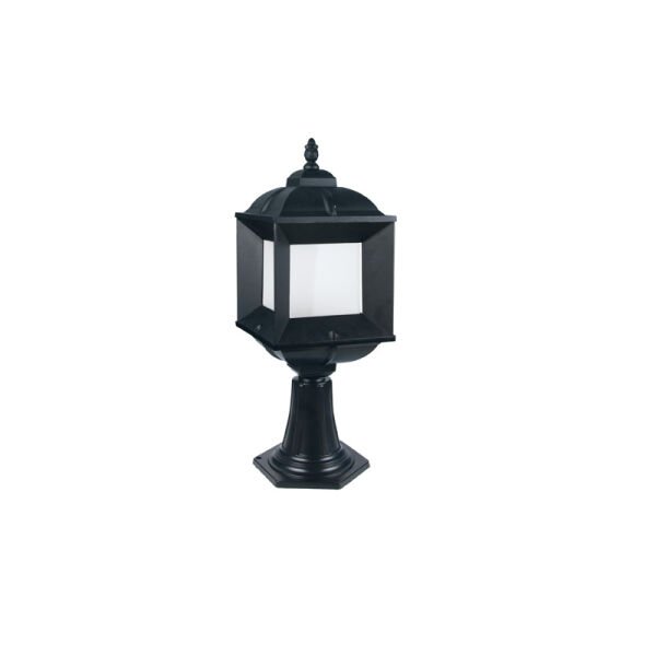 Pleksi Camlı E27 Duylu Park Bahçe Armatürü 22x50cm