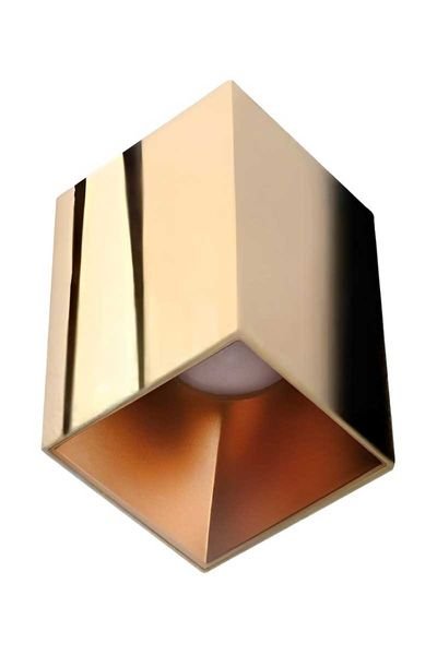 ACK AH12-07596 Mat Rose Kare Gold Kasa Sıva Üstü Dekoratif Tavan Armatürü