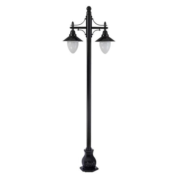 Abs Meşale Akrilik Camlı Park Bahçe Aydınlatma Direği 80x275cm