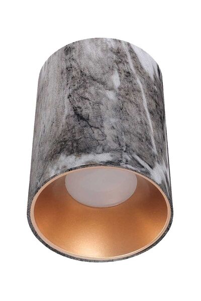 ACK AH12-08592 Mat Rose Reflektör Gri Mermer Kasa Sıva Üstü Dekoratif Armatür
