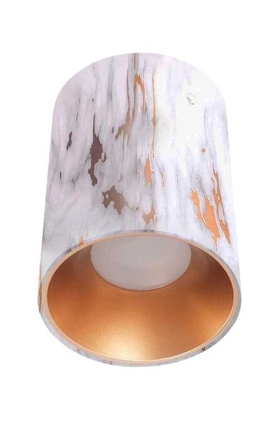 ACK AH12-08593 Mat Rose Reflektör Gold Mermer Kasa Sıva Üstü Dekoratif Armatür