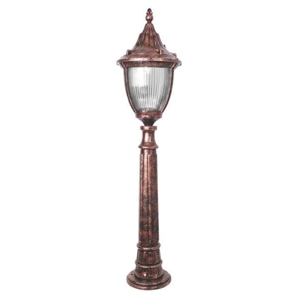 Abs Çim Direkli Aslanlı Model Park Bahçe Aydınlatma Direği 30x105cm