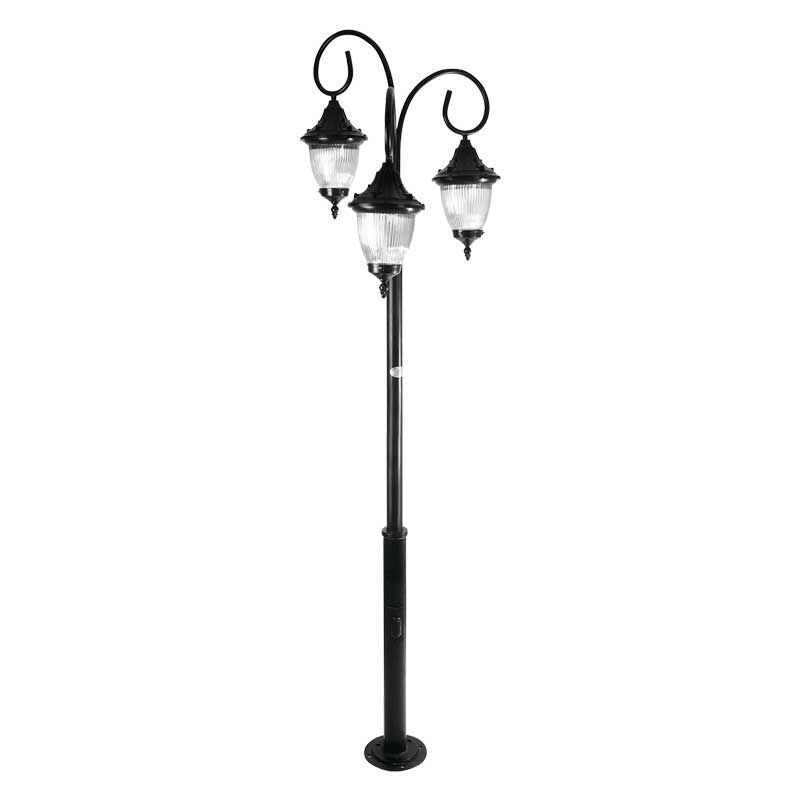 Polikarbon Camlı Aslanlı Model Park Bahçe Aydınlatma Direği 85x300cm