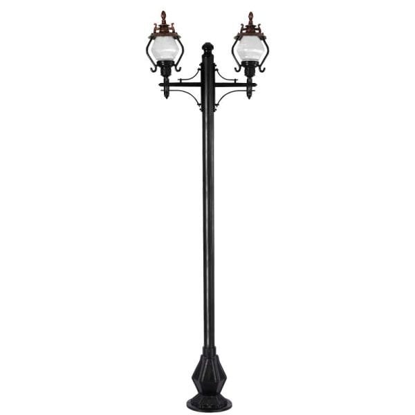 Akrilik Camlı Gaz Lambalı Model Park Bahçe Aydınlatma Direği 80x260cm