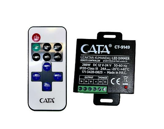 Cata CT-9149 288W 24A 15m Modül Dimmer Kumanda