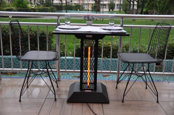 Hottable Dış Mekan İnfrared Isıtıcılı Masa 1400 Watt