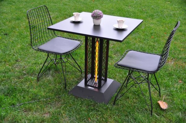 Hottable Dış Mekan İnfrared Isıtıcılı Masa 1900 Watt