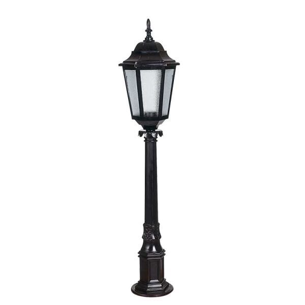 Polikarbon Camlı Abs Orta Boy Altıgen Park Bahçe Direği 23x106cm