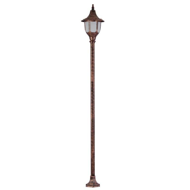 Polikarbon Camlı Abs Orta Boy Yuvarlak Aydınlatma Direği 24x175cm
