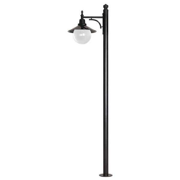 25lik Prizmatik Camlı Şapkalı Park Bahçe Aydınlatma Direği 60x275cm