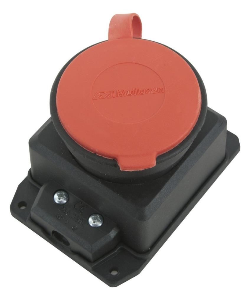 Mutlusan Mut-62 3x16 Trifaze Duvar Prizi