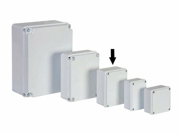 150x110x70 mm Sıva Üstü Opak Kapaklı Buat Kutusu
