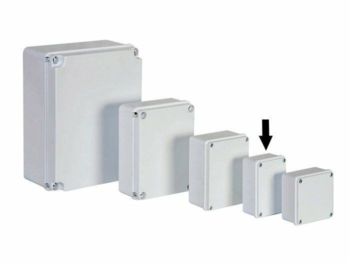 120x80x50 mm Sıva Üstü Opak Kapaklı Buat Kutusu