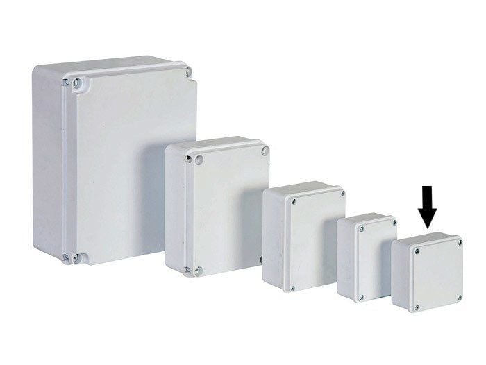 100x100x50 mm Sıva Üstü Opak Kapaklı Buat Kutusu
