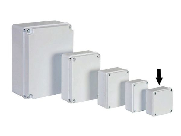 100x100x50 mm Sıva Üstü Opak Kapaklı Buat Kutusu