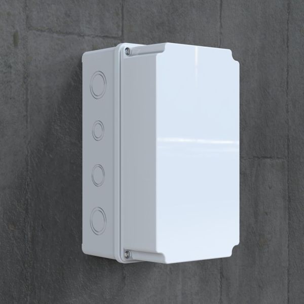 120x220x120 mm Sıva Üstü Opak Kapaklı Buat Kutusu