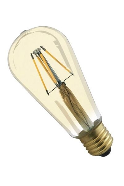 ACK AB46-00420 4W E27 2200K Sarı ST64 Led Rustik Ampul