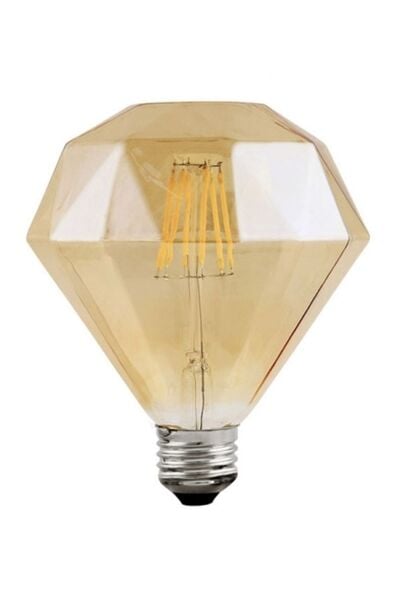 ACK AB50-00420 4W E27 2200K Sarı Led Prizmatik Rustik Ampul