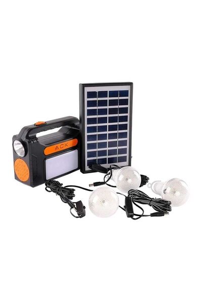ACK AC01-00830 1W 220V 6500K Solar El Feneri - Kamp Lambası Seti
