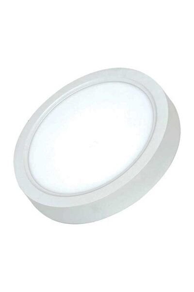 ACK AP03-01810 4000K Ilık Beyaz 18W Beyaz Kasa Sıva Üstü Yuvarlak Led Panel