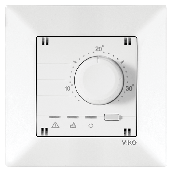 Viko Meridian Analog Termostat Isıtma Çerçeveli