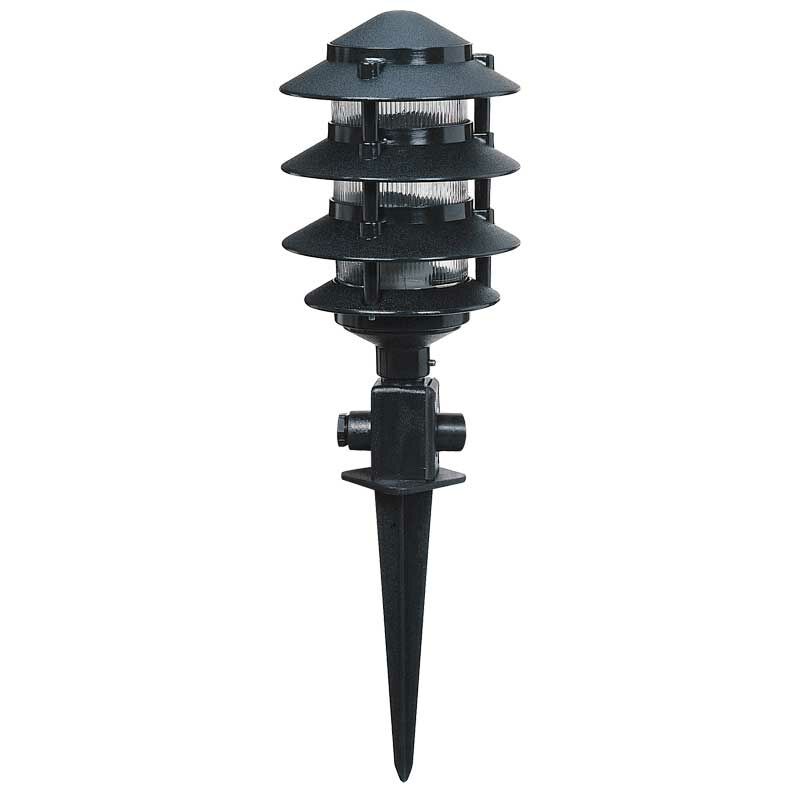 Akrilik Camlı Abs Saplamalı Park Bahçe Çim Armatürü 15x50cm