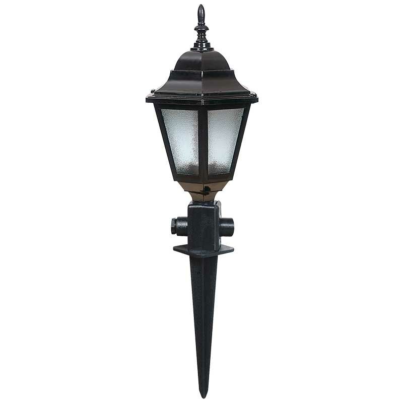 Akrilik Camlı Abs Saplamalı Park Bahçe Çim Armatürü 23x60cm