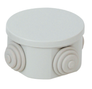 70x40 mm İç Çap Tıpalı Yuvarlak ABS Sıva Üstü Rekor Yüzeyli Opak Buat, Ip 44 H.Free