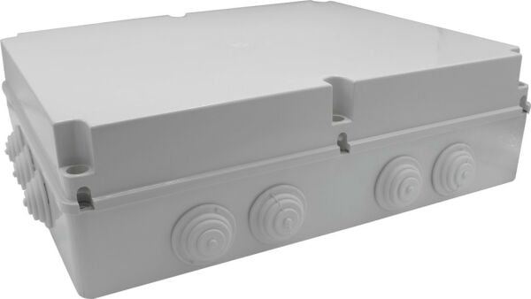 400x480x120 mm Tıpalı Kare ABS Sıva Üstü Rekor Yüzeyli Opak Buat, IP65 H.Free