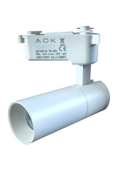 ACK AD30-01000 3000K Günışığı 10W Beyaz Kasa Led Ray Spot